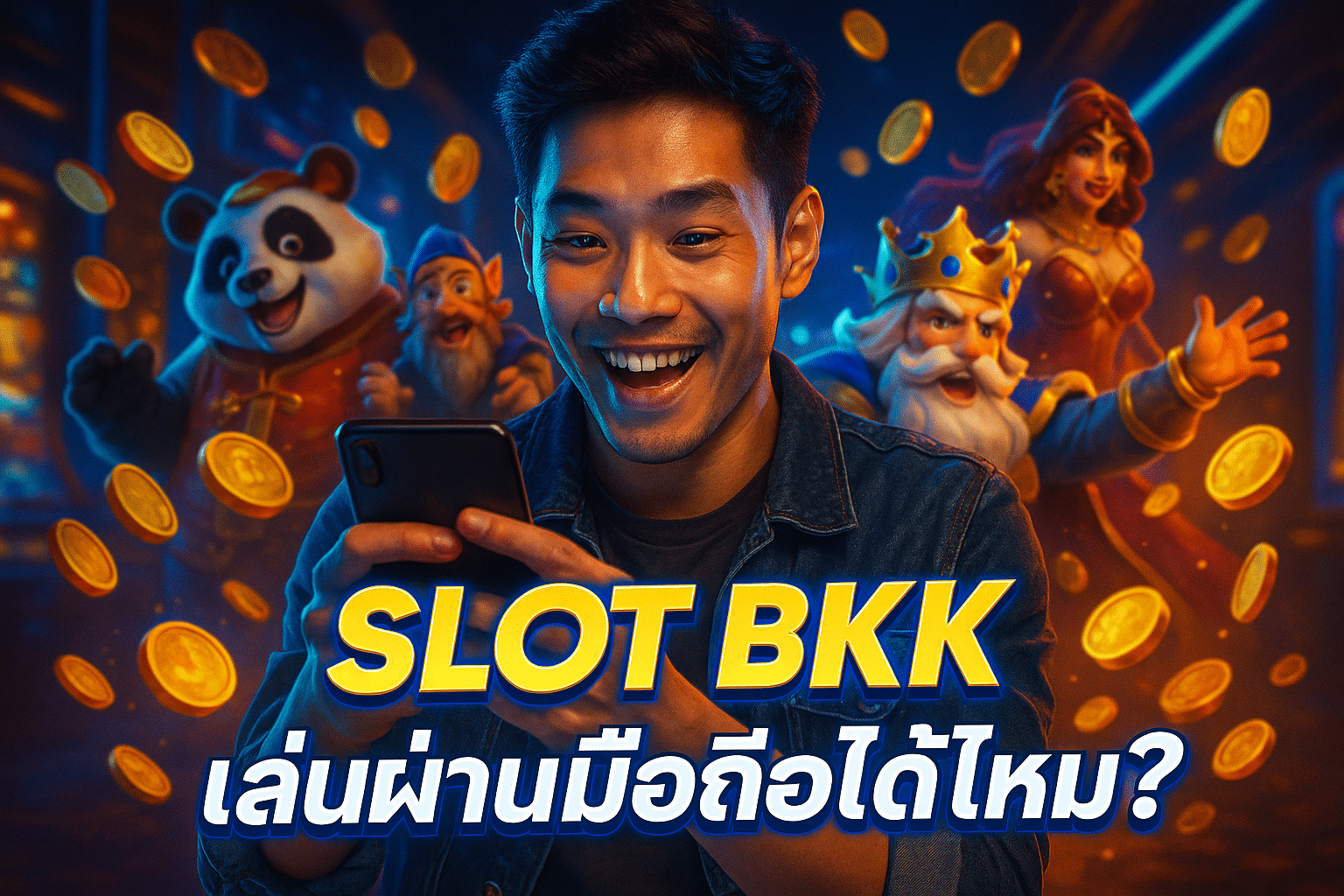SLOT BKK เล่นผ่านมือถือได้ไหม?