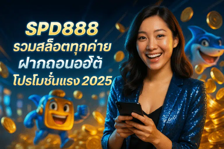 SPD888 รวมสล็อตทุกค่าย ฝากถอนออโต้ โปรโมชั่นแรง 2025