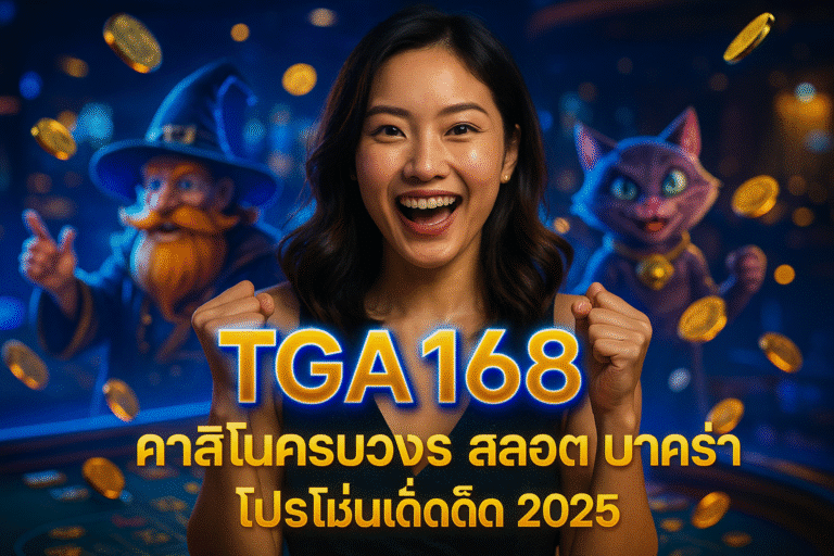 TGA168 คาสิโนครบวงจร สล็อต บาคาร่า โปรโมชั่นเด็ด 2025